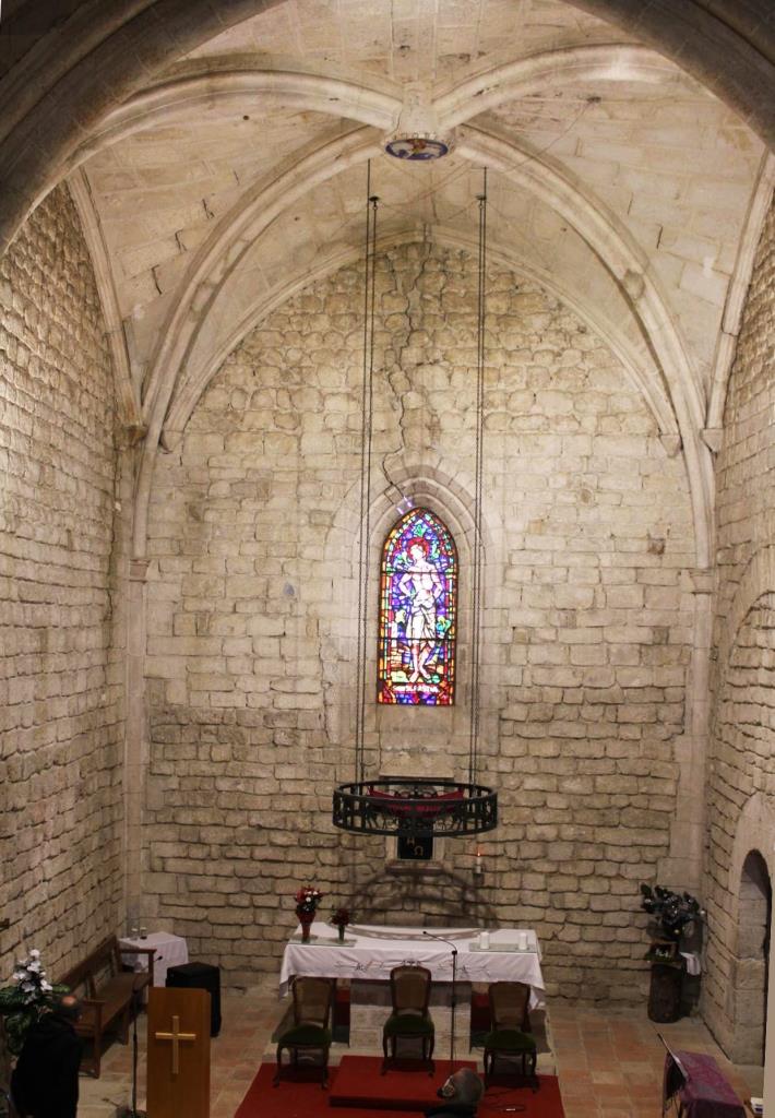 L'església del monestir de Sant Sebastià dels Gorgs d’Avinyonet del Penedès necessita una intervenció urgent al plebisteri. Diputació de Barcelona