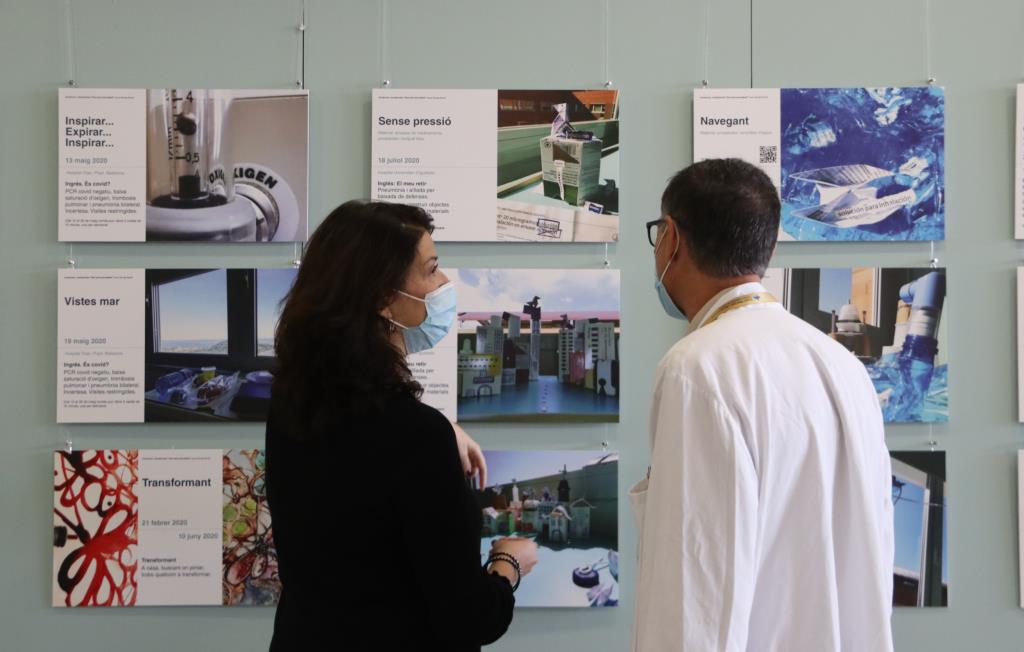 L'Hospital d'Igualada acull una exposició sobre l'experiència emocional d'una pacient amb càncer sanguini. ACN