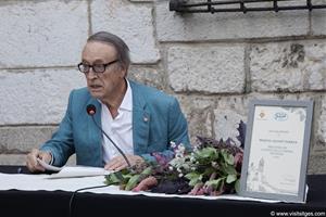 Miguel A. Torres, president de Família Torres, ha estat el pregoner de la Festa de la Verema de Sitges. Família Torres