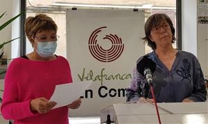 Montse Romagosa i Luz Lazaro de Vilafranca en Comú