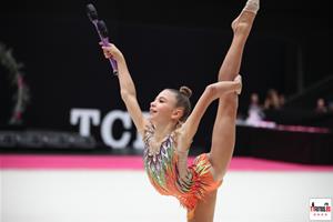 Núria Gutièrrez, gimnasta infantil 4a classificada. TTfotos.es