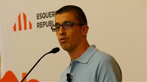 Òscar Albaiceta es presenta com a alcaldable d'ERC a Calafell amb l'objectiu d'escoltar i dialogar amb els barris. ERC