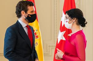 Pablo Casado i Isabel Díaz Ayuso. ACN