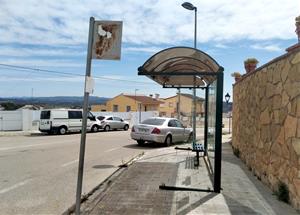 Parades de bus a Nou Vendrell. Eix