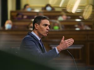 Pedro Sánchez, compareix al ple del Congrés dels Diputats.. ACN