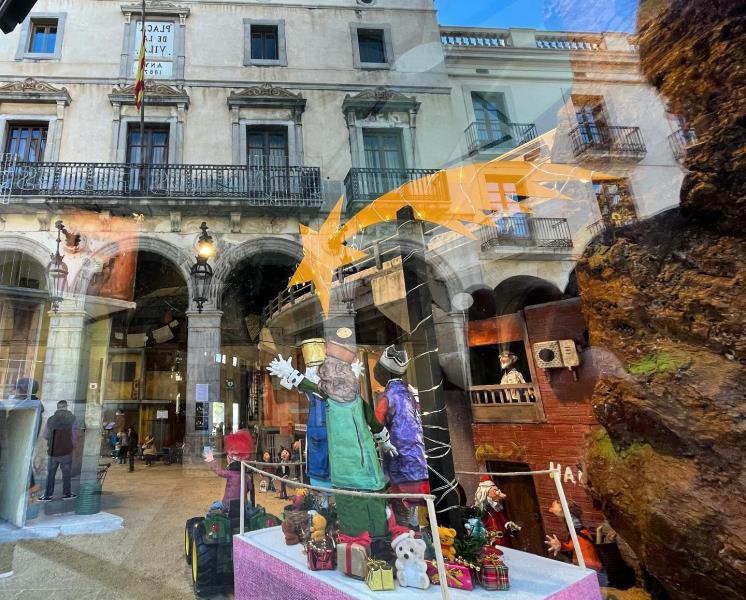 Pessebre de la plaça de la Vila de Vilanova. Eix