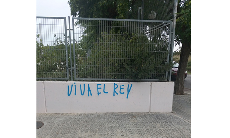 PIntada 'viva el rey'. Ferran Savall