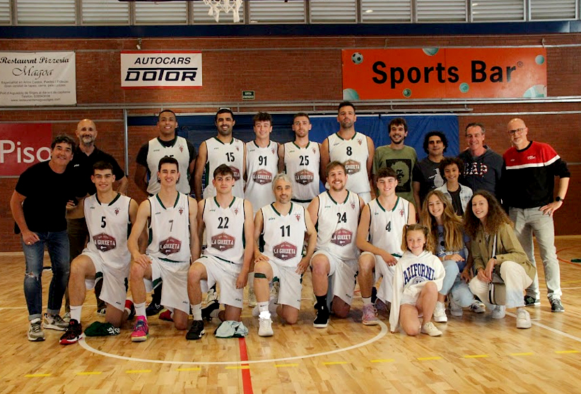 Plantilla del Bàsquet Sitges – La Guixeta  . Eix