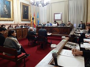 Ple de l'Ajuntament de Vilanova. Eix