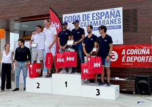 Podi de la Copa d’Espanya de Catamarans