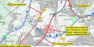 Proposta de carril bici a l'Urbanització Torreblanca