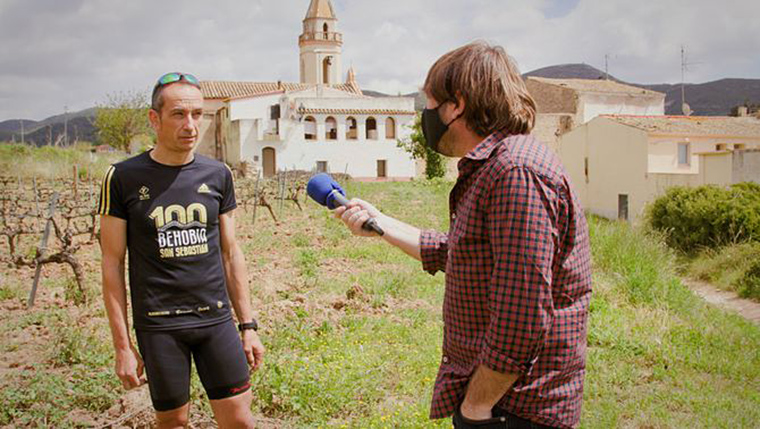 Quim Masferrer del Foraster a Montmell. TV3