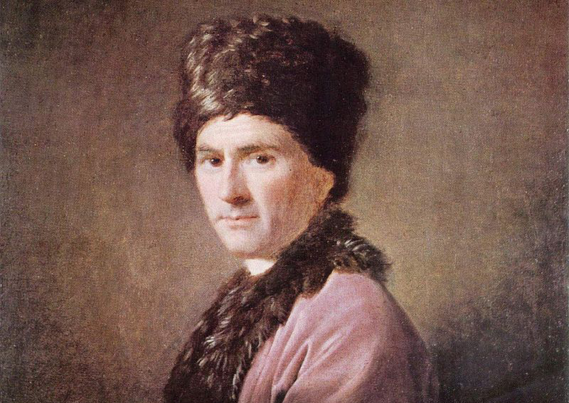 Retrat de Jean-Jacques Roussea. Allan Ramsay