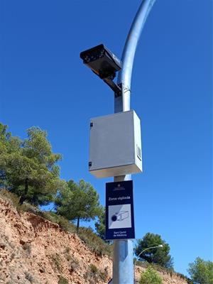 Sant Quintí de Mediona reforça la seguretat local amb un sistema pioner de càmeres amb lector de matrícula. Ajt Sant Quintí de Medion