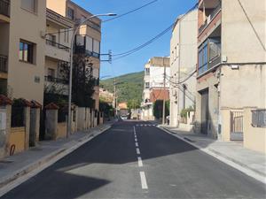 Sant Quintí de Mediona renova l'avinguda de Catalunya i millora la xarxa de serveis. Ajt Sant Quintí de Medion