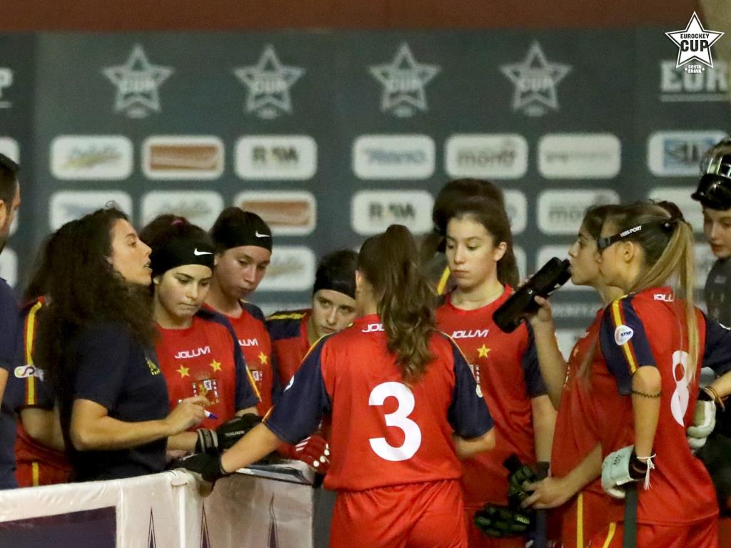 Selecció espanyola FEM17 d'hoquei patins. RFEP