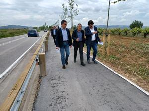 S’inaugura el nou itinerari de vianants entre Vilafranca i les Cabanyes