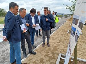 S’inaugura el nou itinerari de vianants entre Vilafranca i les Cabanyes