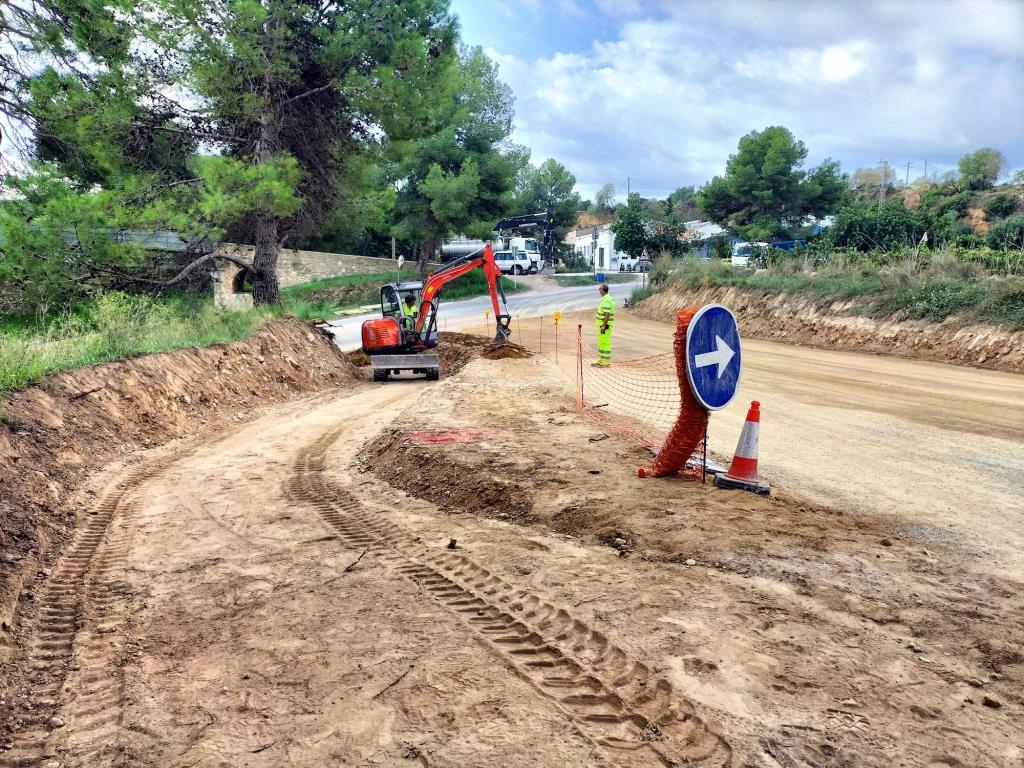 S’inicien les obres de millora de l’accés al camí del cementiri de Ribes. Ajt Sant Pere de Ribes