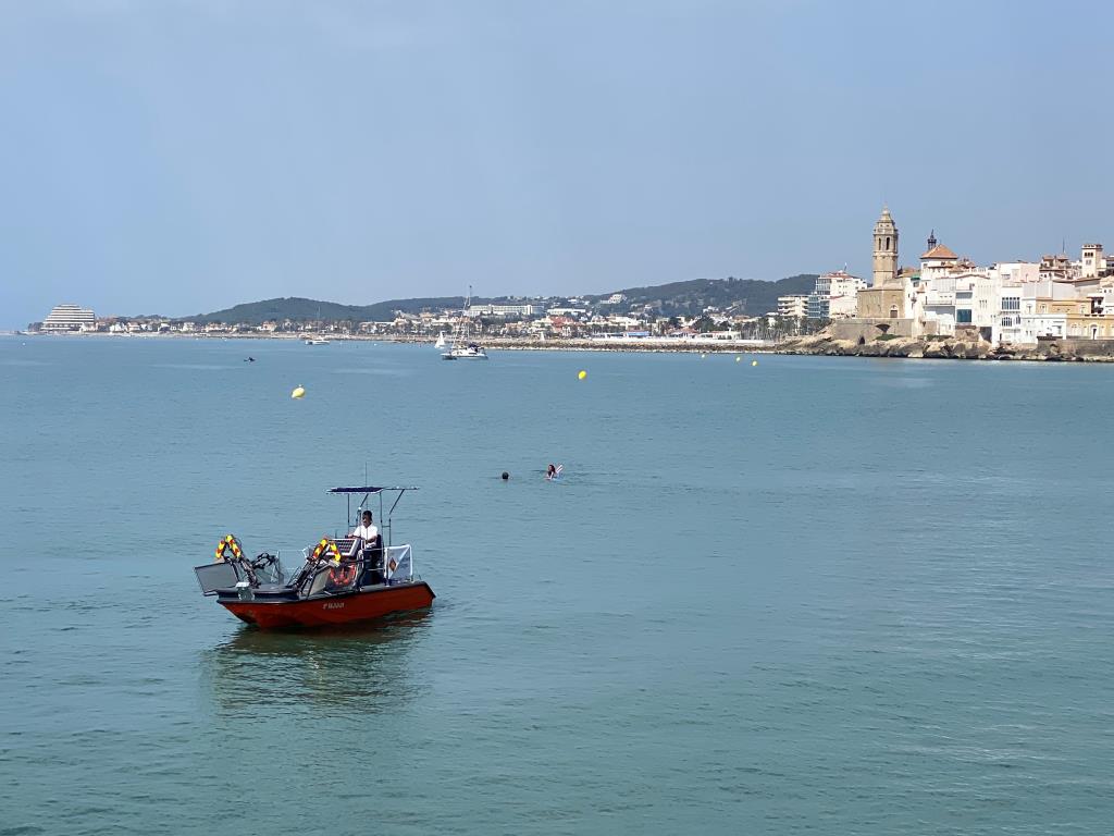 Sitges ha recollit 718 quilos de residus del seu litoral aquest estiu. Ajuntament de Sitges