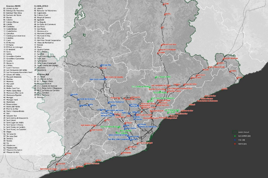 Territori habilitarà 14.700 noves places de 'park&ride' a 102 estacions de tren i d'autobús a la demarcació de Barcelona. Generalitat de Catalunya