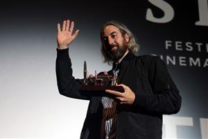 Ti West rep el Premi Màquina del Temps del Festival de Sitges. ACN