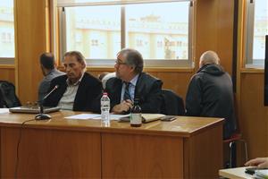 Tres dels acusats que es jutgen a l'Audiència de Tarragona per assassinat en un robatori a Masllorenç. ACN