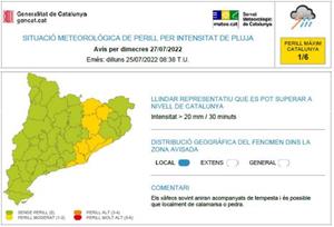 Últim dia de l’onada de calor a l'espera d'un canvi de temps que portarà precipitacions aquesta setmana.. EIX