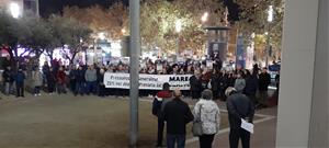 Unes 300 persones es manifesten a Vilafranca pel reclamar millores a l'atenció primària. GRUP PRO SANITAT PÚBLICA