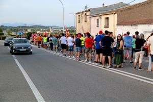 Unes 400 persones es manifesten a l'Arboç contra l'acomiadament d'un 17% de la plantilla de Saint Gobain