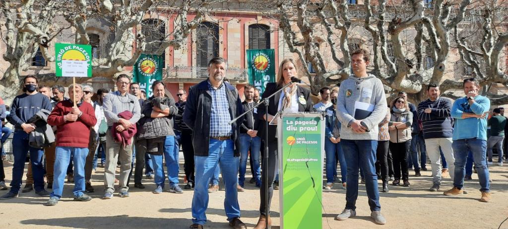 Unió de Pagesos anuncia mobilitzacions davant la crisi de preus al camp i la 