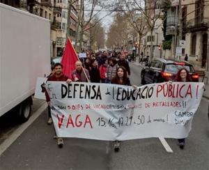 Vaga de la comunitat educativa a Vilafranca del Penedès. Fundació Episteme