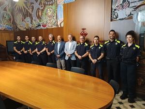 Vilafranca incorpora tres nous agents a la plantilla de la policia local. Ajuntament de Vilafranca