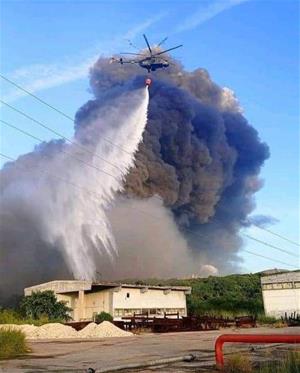 Vilanova mostra la seva solidaritat amb Matanzas pel greu incendi industrial que pateix des de divendres. Govern de Cuba