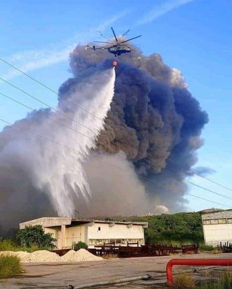 Vilanova mostra la seva solidaritat amb Matanzas pel greu incendi industrial que pateix des de divendres. Govern de Cuba