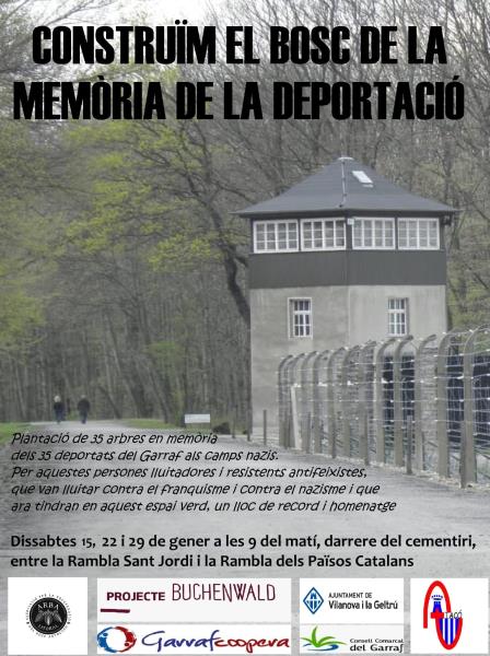 Vilanova obre aquest dissabte la plantada del Bosc de la Memòria de la Deportació. EIX