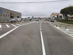 Vilanova senyalitza el circuit per a la pràctica del ciclisme al polígon del Torrent de la Pastera