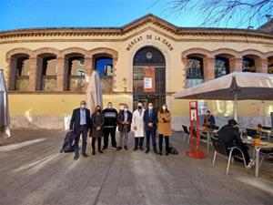 Visita del director general de Comerç a Vilafranca