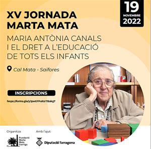 XV Jornada Marta Mata . Eix
