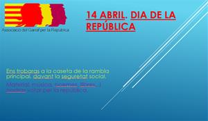 14 d’Abril, Festa oficial a Catalunya