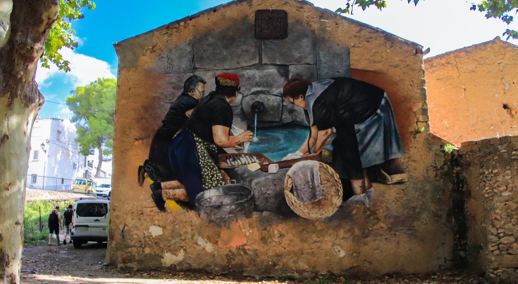 27 murals transformen La Bisbal del Penedès després de la primera edició del GraffTech Fest.. Ajuntament de la Bisbal