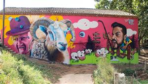 27 murals transformen La Bisbal del Penedès després de la primera edició del GraffTech Fest.