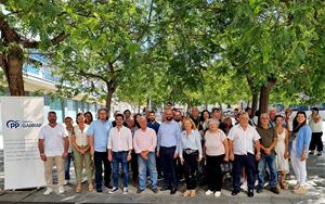 Acte del PP a Vilanova i la Geltrú. Eix