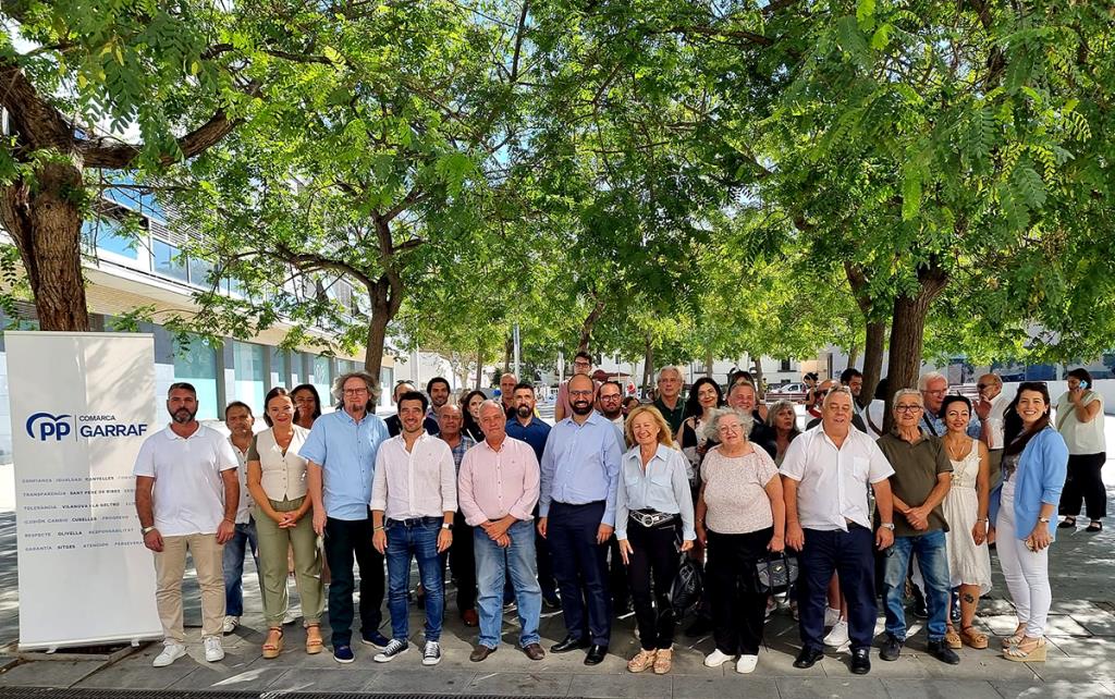 Acte del PP a Vilanova i la Geltrú. Eix