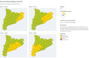 Activada la prealerta del pla Neucat per la possibilitat de nevades a partir de 200 metres d'altitud. EIX