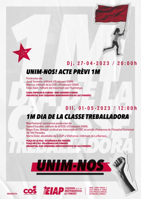 1 de Maig, dia de la classe treballadora
