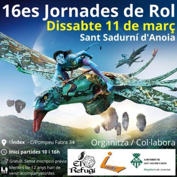 16es Jornades de Rol, dissabte 11 de març a l'Índex