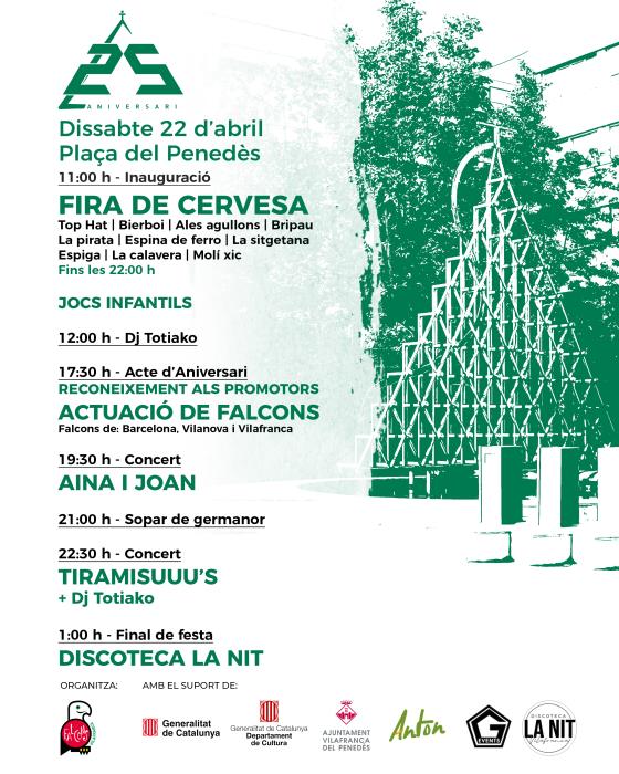25è Aniversari del monument als Falcons