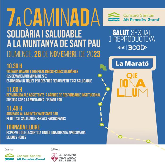 7a Caminada Solidària i Saludable per la salut sexual i reproductiva