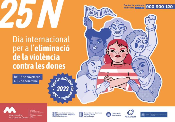 Actes 25N a Conca d'Òdena